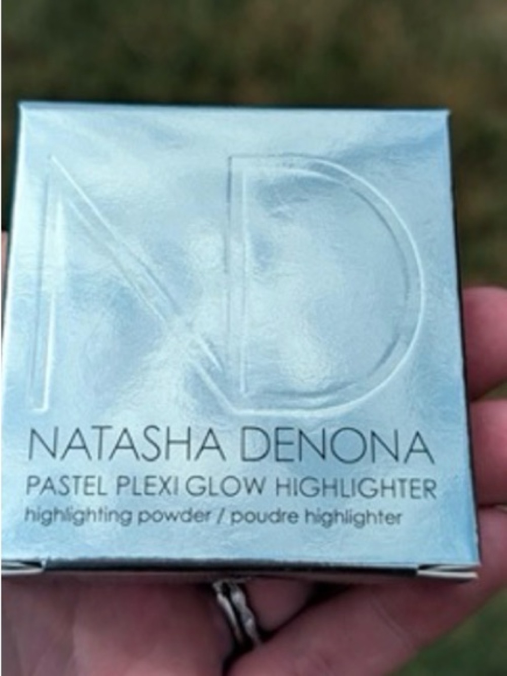 💛Natasha Denona Pastel Plexi Glow Highlighter - Iridescent Blue-Silver
